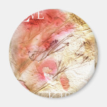 LOVE & KISSES REFRIGERATOR MAGNET