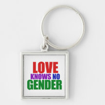Love Knows no Gender Keychains