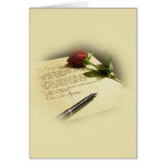 love letter - cutomizable with your text greeting card