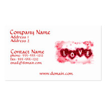 Love Letters Business Card business cards