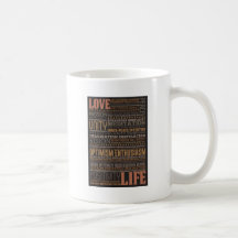 'Love Life' Inspiring & Motivating Products Coffee Mugs