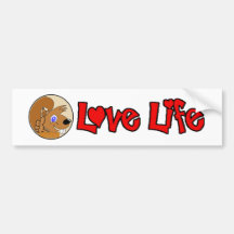 Love Life logo Bumper Stickers