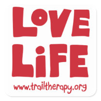 Love Life Square Sticker