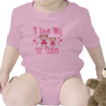 Love Lil Sister Pink Girls Tee Shirts