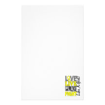 Love Live Play Fight Like A Girl Endometriosis Customised Stationery