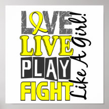Love Live Play Fight Like A Girl Hydrocephalus Poster