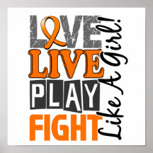 Love Live Play Fight Like A Girl RSD Print