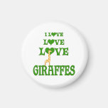Love Love Giraffes Refrigerator Magnets