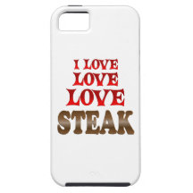 Love Love Steak iPhone 5 Covers