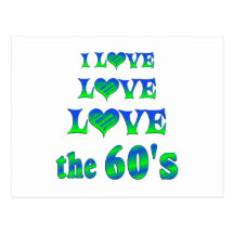 Love Love the 60s Postcards