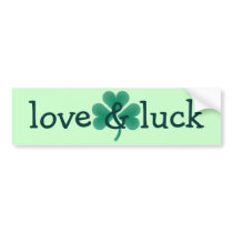 Love & Luck Bumper Sticker