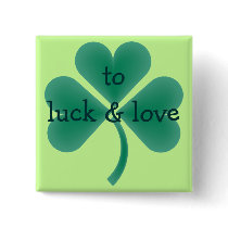 Love & Luck Button