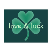 Love & Luck Postcard