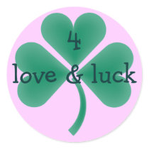 Love & Luck Sticker