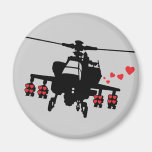 Love Machine Attack Chopper Magnet