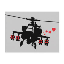 Love Machine Attack Chopper Postcard