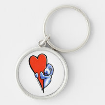 Love Manatees Key Chains