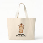 Love Me Don't Eat Me Cow Design bags