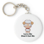 Love Me Don't Eat Me Sheep Design keychains