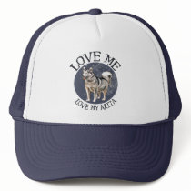 Love me, love my Akita Mesh Hats