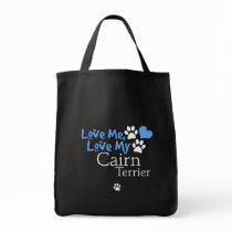 Love Me, Love My Cairn Terrier Canvas Bag