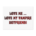 Love Me ... Love My Vampire Boyfriend postcards