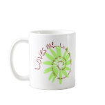 LOVE ME MARGUERITE Green mugs