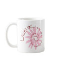 LOVE ME MARGUERITE red mugs
