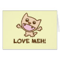Love Meh! cards