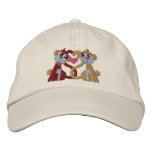 Love Monkeys embroidered hats