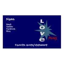 Love More Business Card