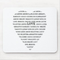 LOVE MOUSE PAD