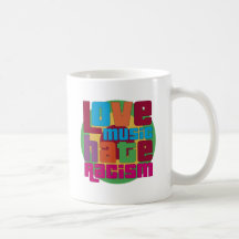 Love Music Hate Racism Coffee Mugs