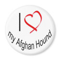 love my afghan hound magnet