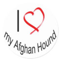 love my afghan hound stickers