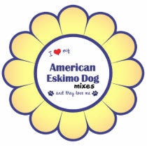 Love My American Eskimo Dog Mixes (Multiple Dogs) Photo Cut Out