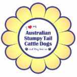 Love My Aust. Stumpy Tail Cattle Dogs (Multi Dogs) photo sculptures