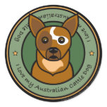 Love My Cattle Dog Stickers
