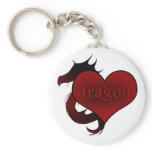 Love My Dragon Keychain