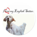love my english setter stickers