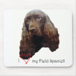 love my field spaniel mousepad