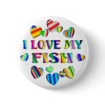 Love My Fish buttons