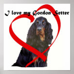 love my Gordon Setter poster posters