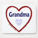 Love My Grandma Mousepads
