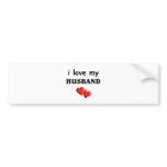 Love my Husband bumper stickers