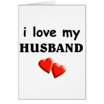 Love my Husband Greeting Card