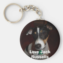 Love  My Jack Russell Keychain