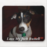 Love My Jack Russell Mouse Pads