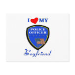 Love My Police Boyfriend postcards