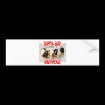 love my puppies.jpg bumper stickers